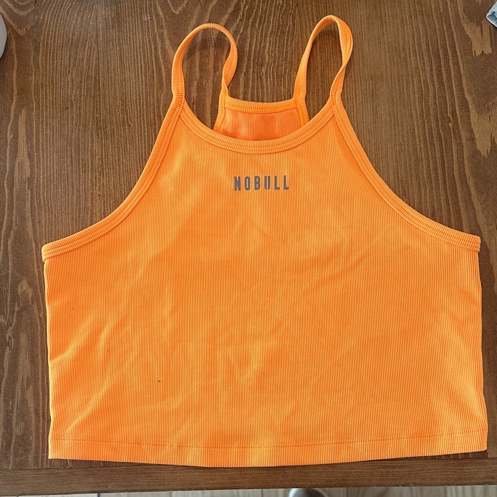 NOBULL Vibrant Orange Crop Top